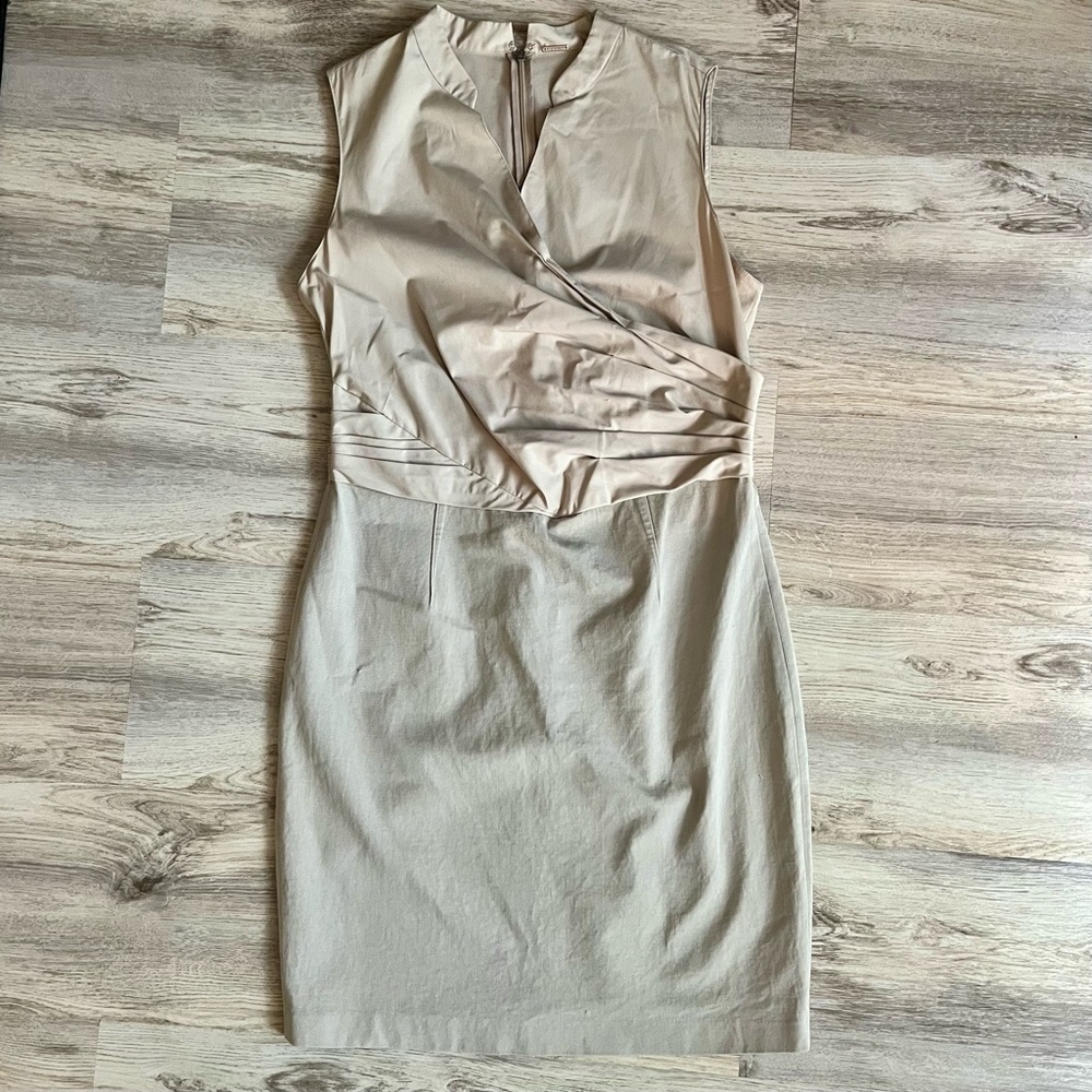 Tahari Khaki Dress